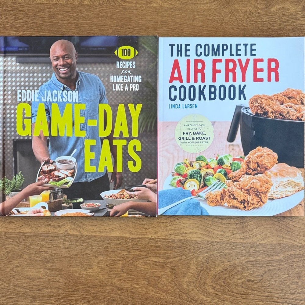 Eddie Jackson Game-Day Eats Cookbook and The Complete Air Fryer Cookbook